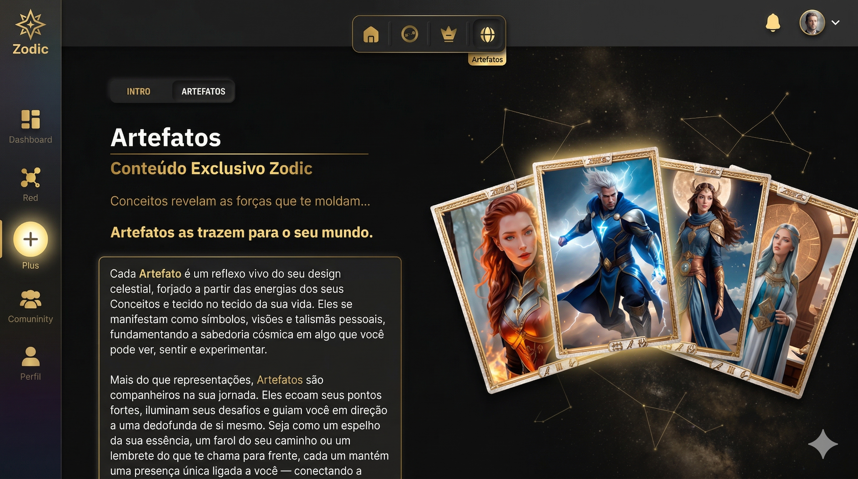 Zodic — AI-Powered Astrology Product Platform desktop view